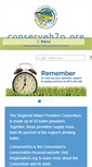 Mobile Screenshot of conserveh2o.org